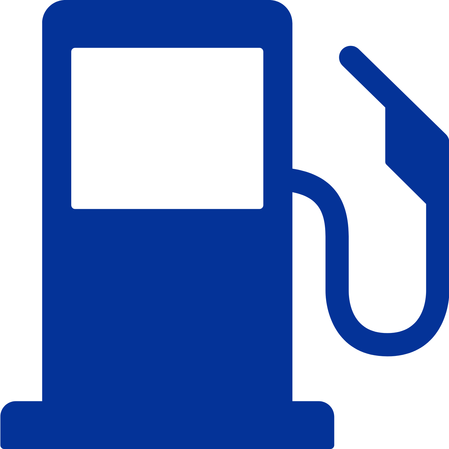 Fuel and maintenance cost savings icon